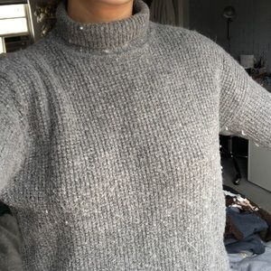 Grey Knit, Madewell Turtle Neck